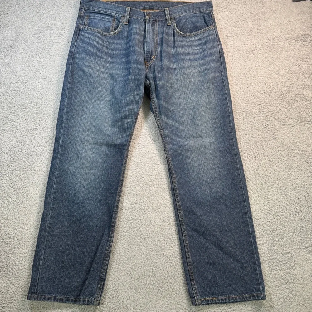 Levis 559 Relaxed Straight‎ Leg Jeans Mens 36x30 Medium Wash Blue Denim